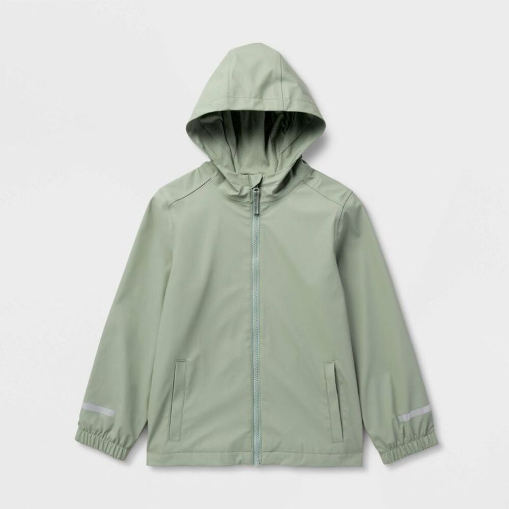 Kids' Rain Coat - Cat & Jack Green S